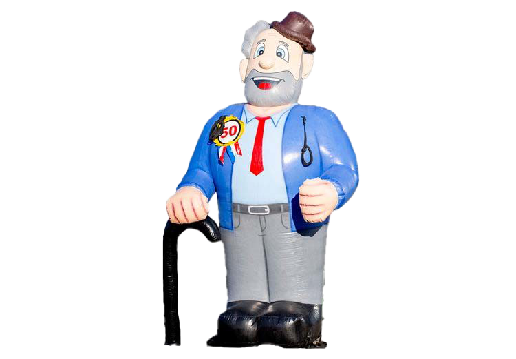 Abraham 50 jaar opblaasfiguur Rosmalen